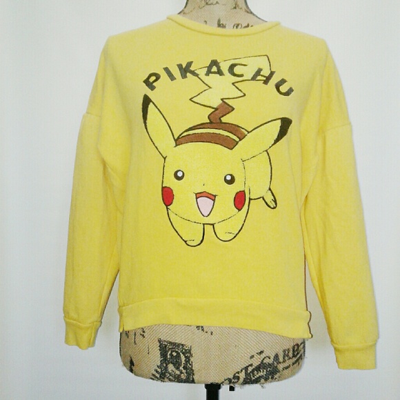Nintendo Pikachu Embroidered Sweatshirt - Picture 2 of 4
